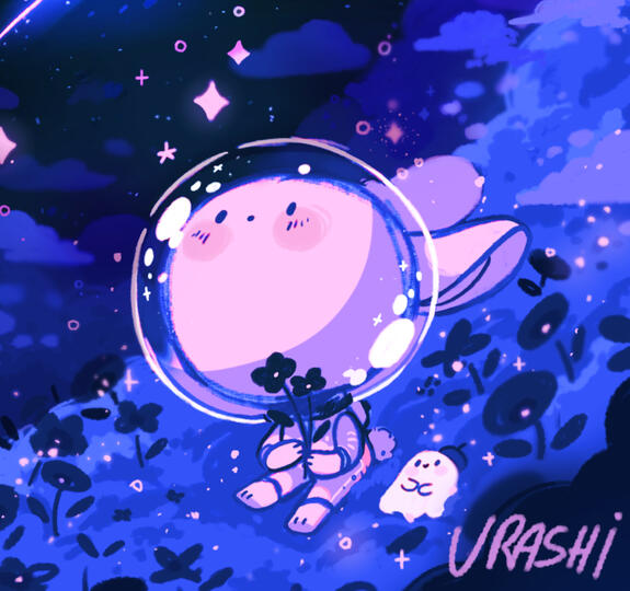 Illu - Lapin Espace